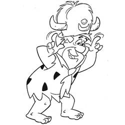 Coloring page: Flintstones (Cartoons) #29566 - Free Printable Coloring Pages