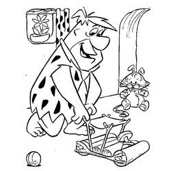 Coloring page: Flintstones (Cartoons) #29569 - Free Printable Coloring Pages