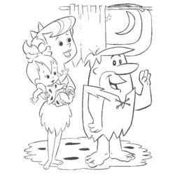 Coloring page: Flintstones (Cartoons) #29571 - Free Printable Coloring Pages