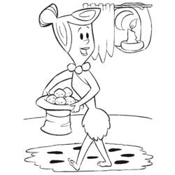 Coloring page: Flintstones (Cartoons) #29575 - Free Printable Coloring Pages