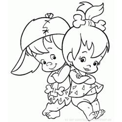 Coloring page: Flintstones (Cartoons) #29577 - Printable coloring pages