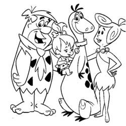 Coloring page: Flintstones (Cartoons) #29584 - Printable coloring pages