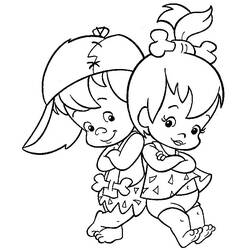 Coloring page: Flintstones (Cartoons) #29605 - Free Printable Coloring Pages