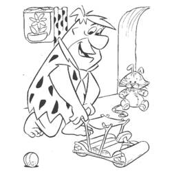 Coloring page: Flintstones (Cartoons) #29620 - Free Printable Coloring Pages