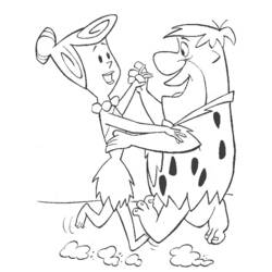 Coloring page: Flintstones (Cartoons) #29624 - Free Printable Coloring Pages