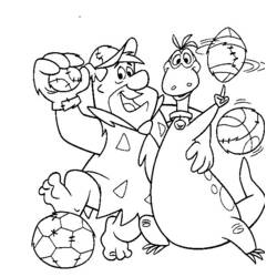 Coloring page: Flintstones (Cartoons) #29627 - Printable coloring pages