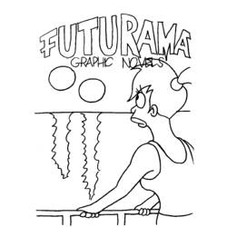Coloring page: Futurama (Cartoons) #48402 - Printable coloring pages