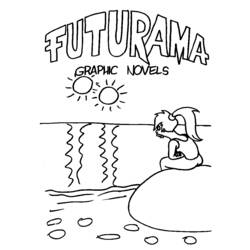 Coloring page: Futurama (Cartoons) #48419 - Printable coloring pages