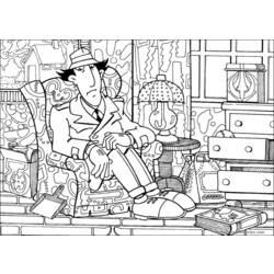 Coloring page: Gadget Inspector (Cartoons) #38884 - Printable coloring pages