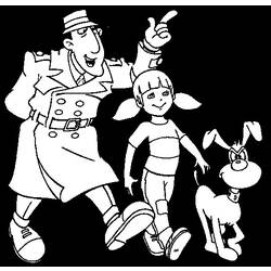 Coloring page: Gadget Inspector (Cartoons) #38894 - Printable coloring pages