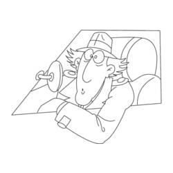 Coloring page: Gadget Inspector (Cartoons) #38911 - Printable coloring pages