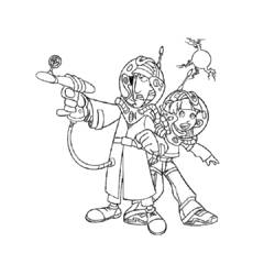 Coloring page: Gadget Inspector (Cartoons) #38918 - Printable coloring pages