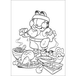 Coloring page: Garfield (Cartoons) #26137 - Free Printable Coloring Pages