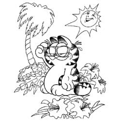 Coloring page: Garfield (Cartoons) #26146 - Free Printable Coloring Pages