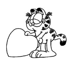 Coloring page: Garfield (Cartoons) #26147 - Printable coloring pages