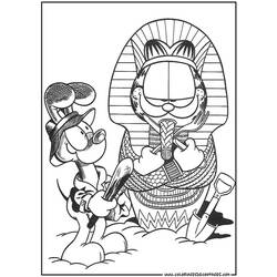 Coloring page: Garfield (Cartoons) #26153 - Free Printable Coloring Pages