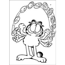 Coloring page: Garfield (Cartoons) #26163 - Free Printable Coloring Pages