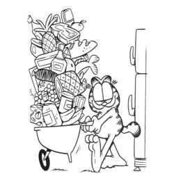 Coloring page: Garfield (Cartoons) #26167 - Free Printable Coloring Pages