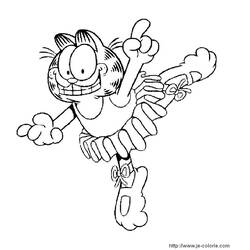 Coloring page: Garfield (Cartoons) #26170 - Free Printable Coloring Pages