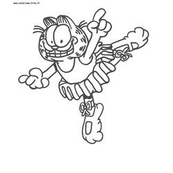 Coloring page: Garfield (Cartoons) #26174 - Free Printable Coloring Pages