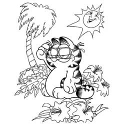 Coloring page: Garfield (Cartoons) #26175 - Free Printable Coloring Pages