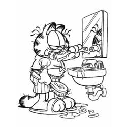 Coloring page: Garfield (Cartoons) #26180 - Free Printable Coloring Pages