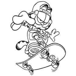 Coloring page: Garfield (Cartoons) #26209 - Free Printable Coloring Pages