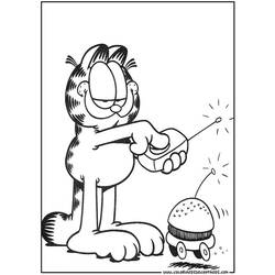 Coloring page: Garfield (Cartoons) #26220 - Free Printable Coloring Pages