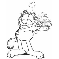 Coloring page: Garfield (Cartoons) #26230 - Free Printable Coloring Pages
