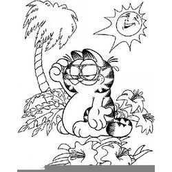 Coloring page: Garfield (Cartoons) #26237 - Free Printable Coloring Pages