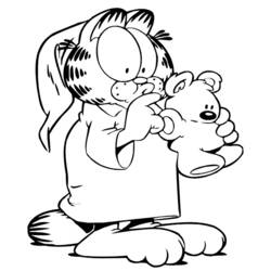 Coloring page: Garfield (Cartoons) #26241 - Free Printable Coloring Pages
