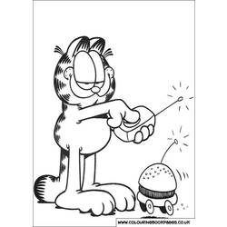 Coloring page: Garfield (Cartoons) #26263 - Free Printable Coloring Pages