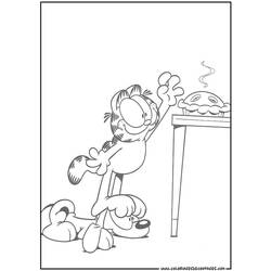 Coloring page: Garfield (Cartoons) #26267 - Free Printable Coloring Pages