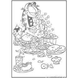 Coloring page: Garfield (Cartoons) #26269 - Free Printable Coloring Pages