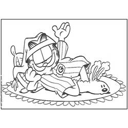 Coloring page: Garfield (Cartoons) #26302 - Free Printable Coloring Pages