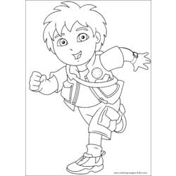 Coloring page: Go Diego! (Cartoons) #48505 - Free Printable Coloring Pages