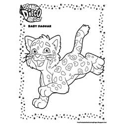 Coloring page: Go Diego! (Cartoons) #48513 - Printable coloring pages