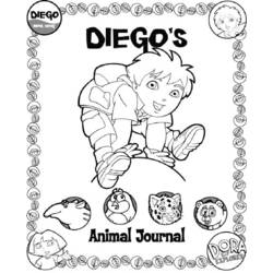 Coloring page: Go Diego! (Cartoons) #48514 - Free Printable Coloring Pages