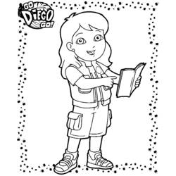 Coloring page: Go Diego! (Cartoons) #48525 - Free Printable Coloring Pages