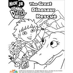 Coloring page: Go Diego! (Cartoons) #48526 - Free Printable Coloring Pages
