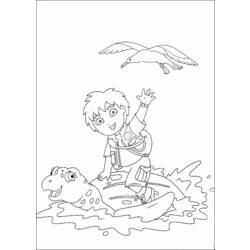 Coloring page: Go Diego! (Cartoons) #48541 - Free Printable Coloring Pages