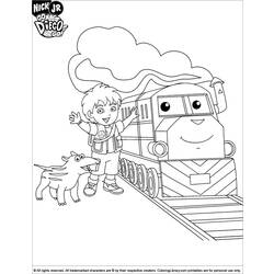Coloring page: Go Diego! (Cartoons) #48563 - Printable coloring pages