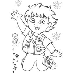 Coloring page: Go Diego! (Cartoons) #48568 - Printable coloring pages