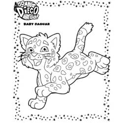 Coloring page: Go Diego! (Cartoons) #48575 - Printable coloring pages
