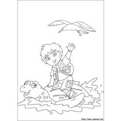 Coloring page: Go Diego! (Cartoons) #48609 - Free Printable Coloring Pages
