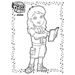 Coloring page: Go Diego! (Cartoons) #48610 - Free Printable Coloring Pages