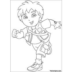 Coloring page: Go Diego! (Cartoons) #48614 - Free Printable Coloring Pages