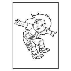 Coloring page: Go Diego! (Cartoons) #48656 - Printable coloring pages