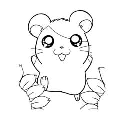 Coloring page: Hamtaro (Cartoons) #39909 - Printable coloring pages