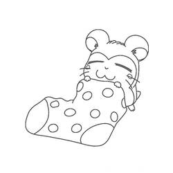 Coloring page: Hamtaro (Cartoons) #39923 - Free Printable Coloring Pages